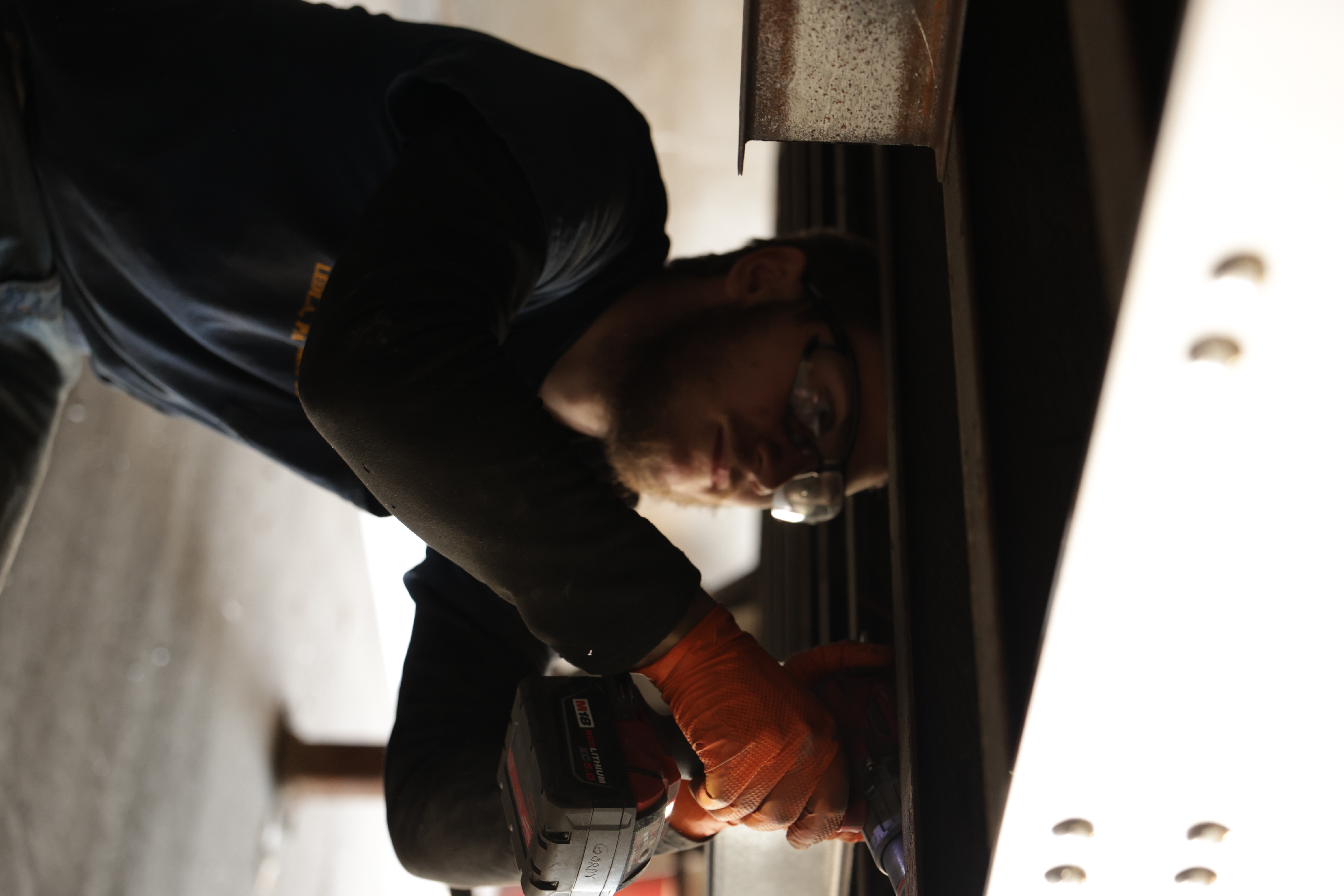 Servicing a truck